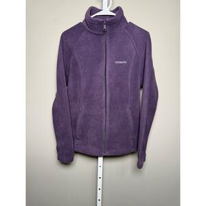 Columbia Purple Full-Zip Fleece Jacket Size L Gorpcore Outdoor